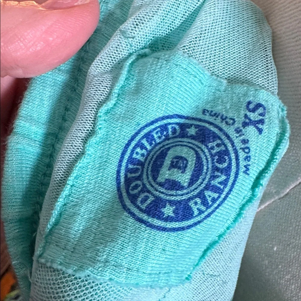 Vintage Double D Ranch Teal Embroidered A-Line Skirt - Picture 2 of 5